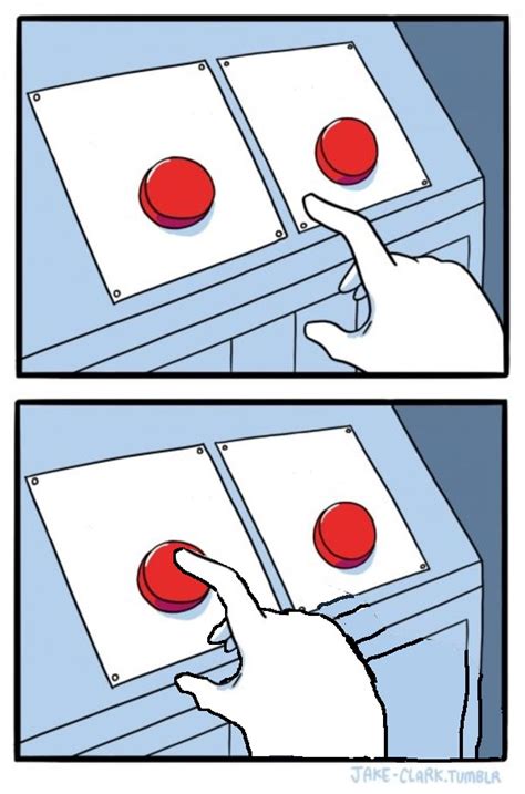two buttons meme blank.
